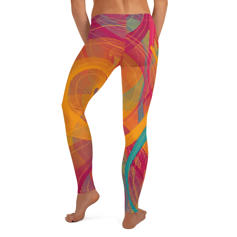Vibrant Spiral Dreams Leggings product image (8)