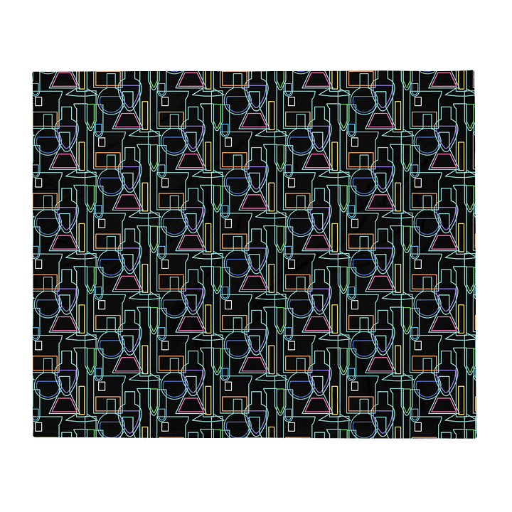 Chemistry Lab Lines Throw Blanket product image (1)