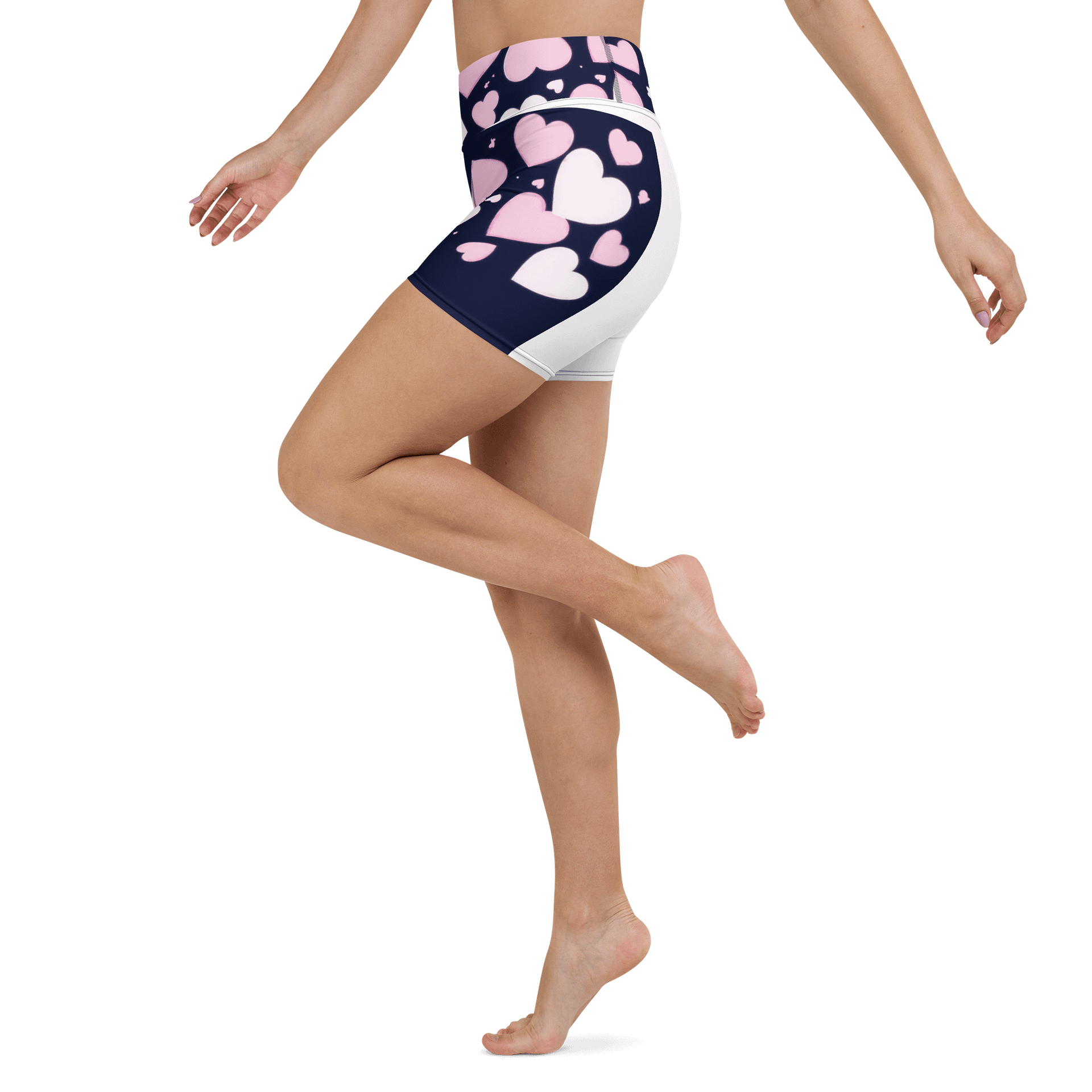 Heartfelt Harmony Yoga Shorts product image (4)