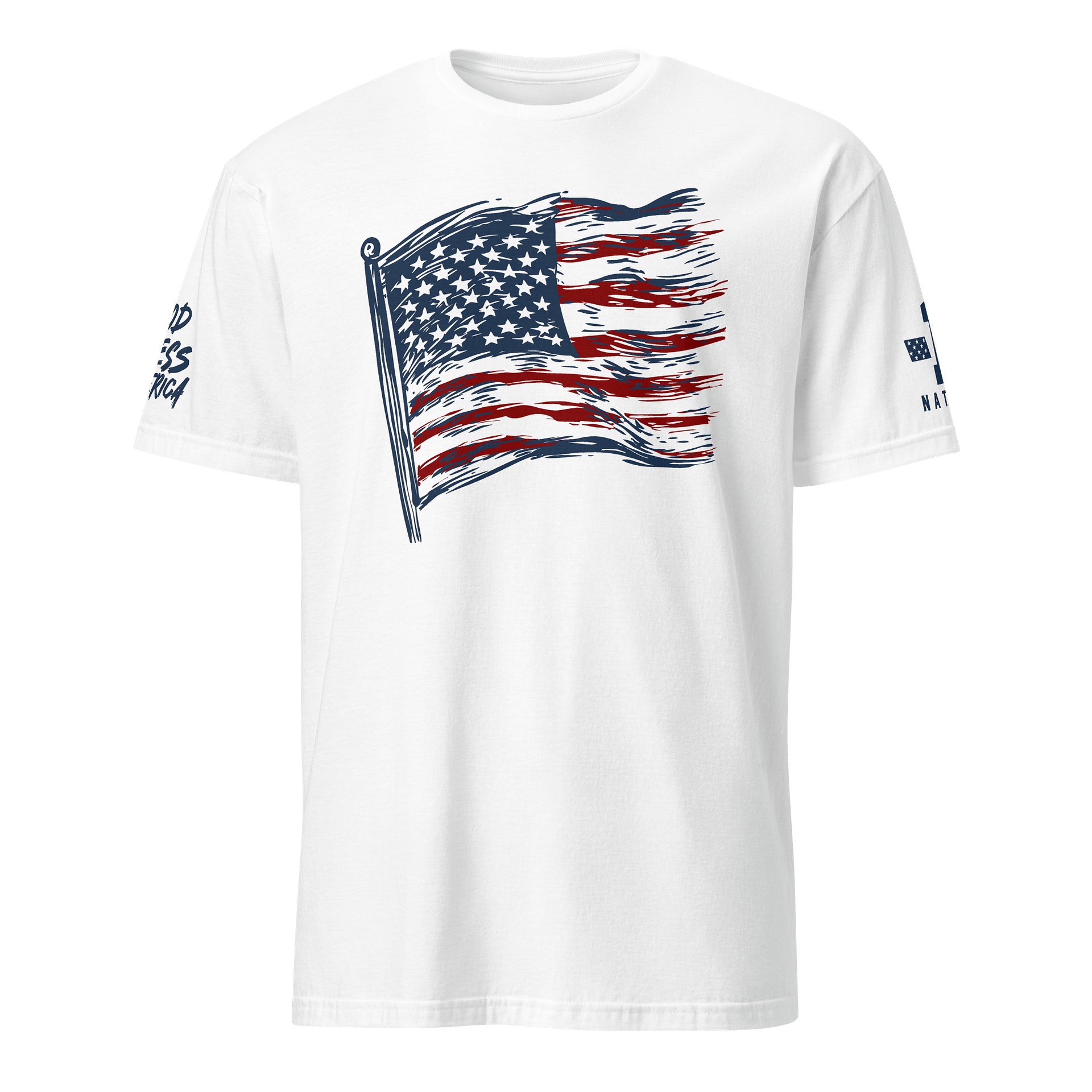 God Bless America Wavy Flag product image (1)