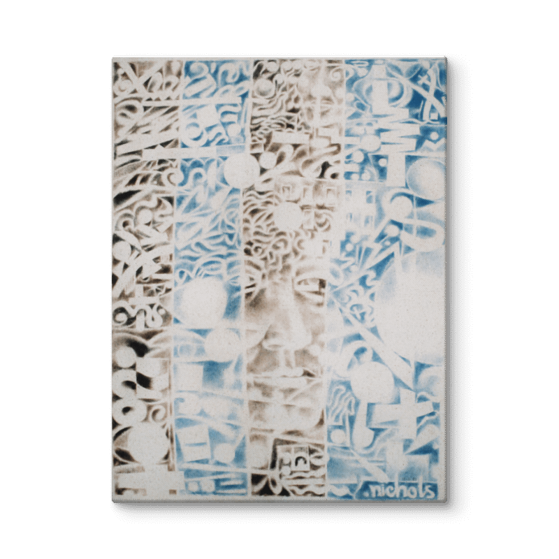 Portrait of a Woman/ Gulf War Dreams (1990) on canvas (30" x 40") product image (3)