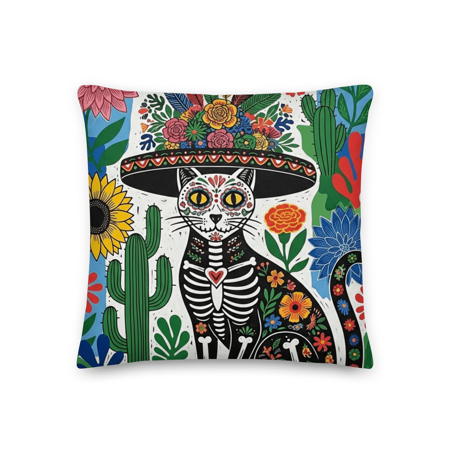 Fiesta Feline Premium Pillow product image (1)