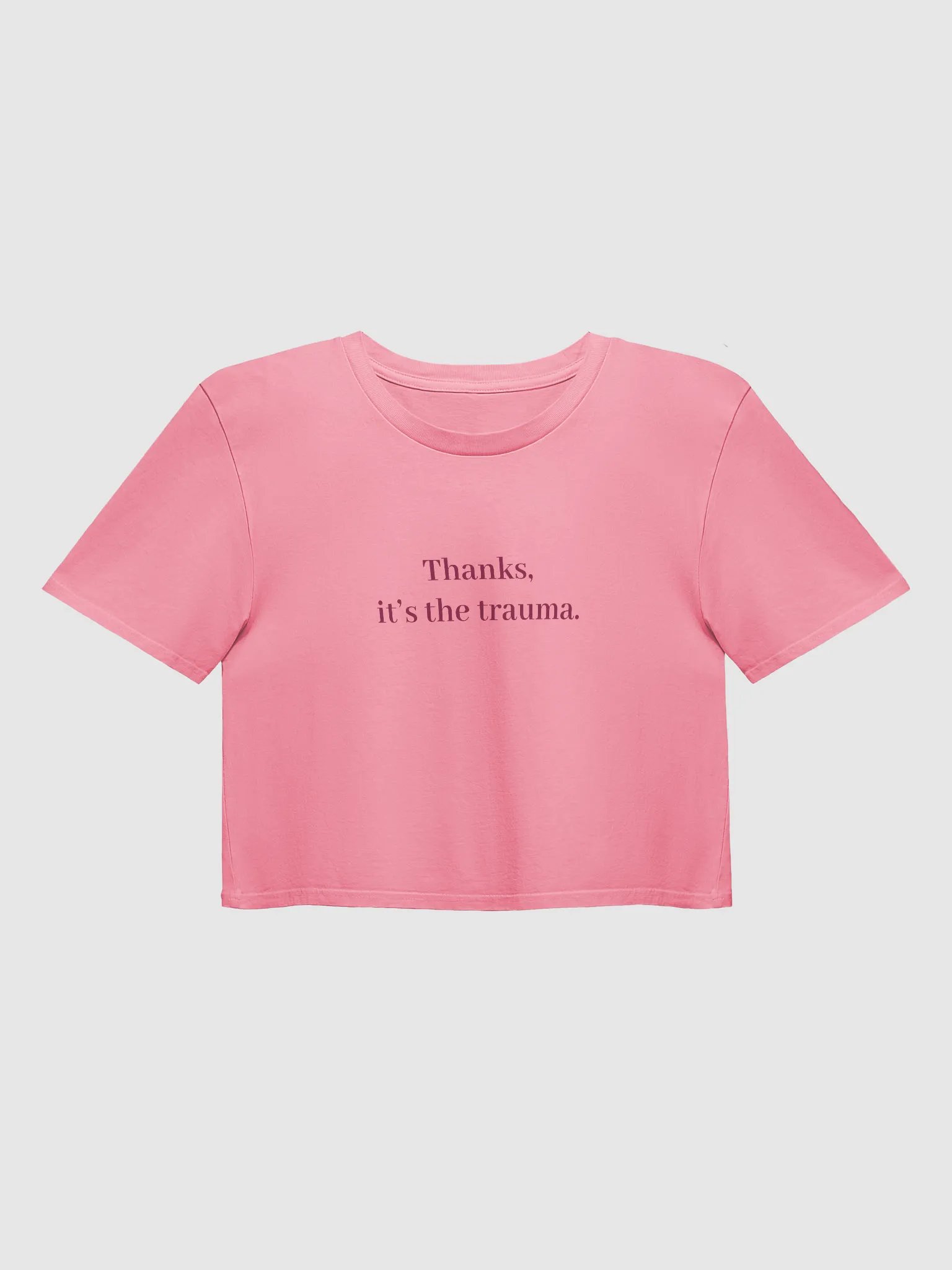 It's The Trauma Crop Top product image (17)