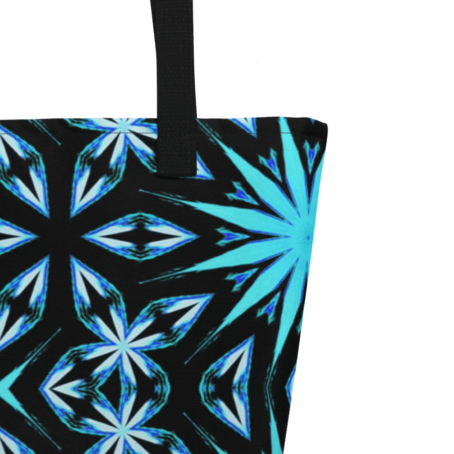 Abstract Floral Stars Repeating Pattern Tote Bag product image (3)