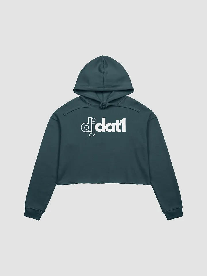 [DJDAT1] Signature Logo Crop Hoodie product image (1)