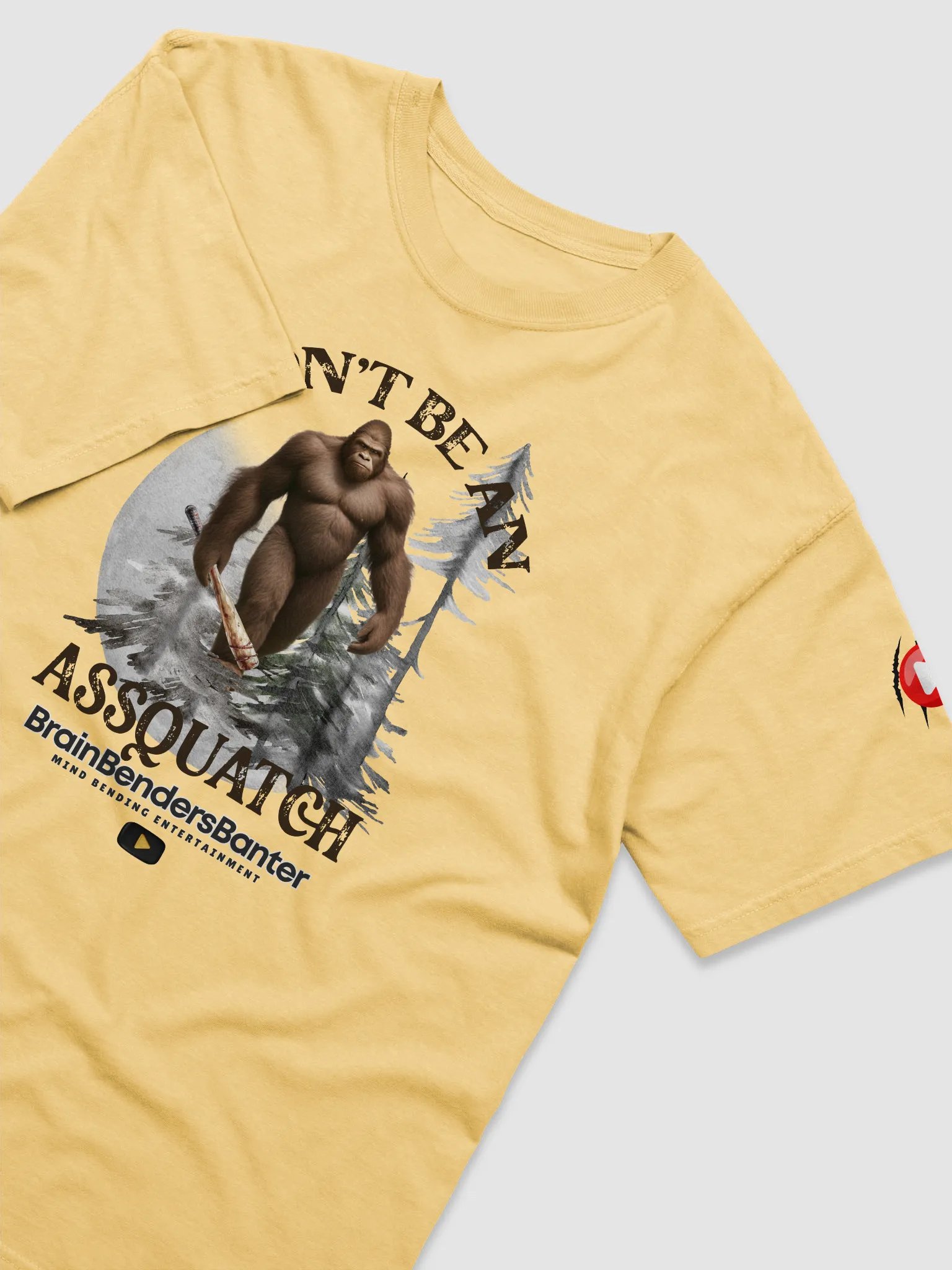 Sasquatch / Bigfoot Ultimate Comfort Cotton Tee product image (13)