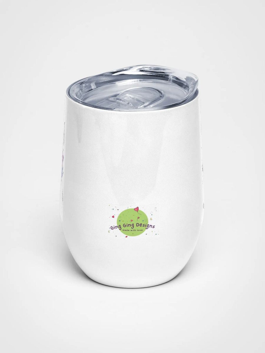 Ging Ging Grumpy Bird Wine Tumbler product image (3)