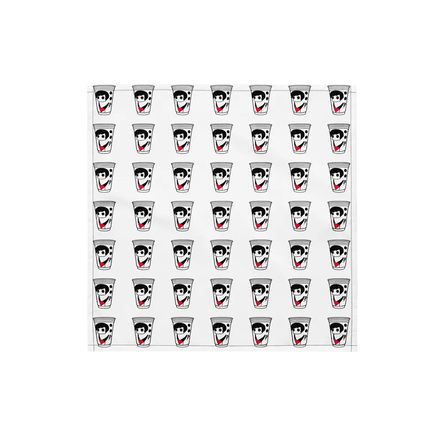 Red emo cup bandana product image (1)