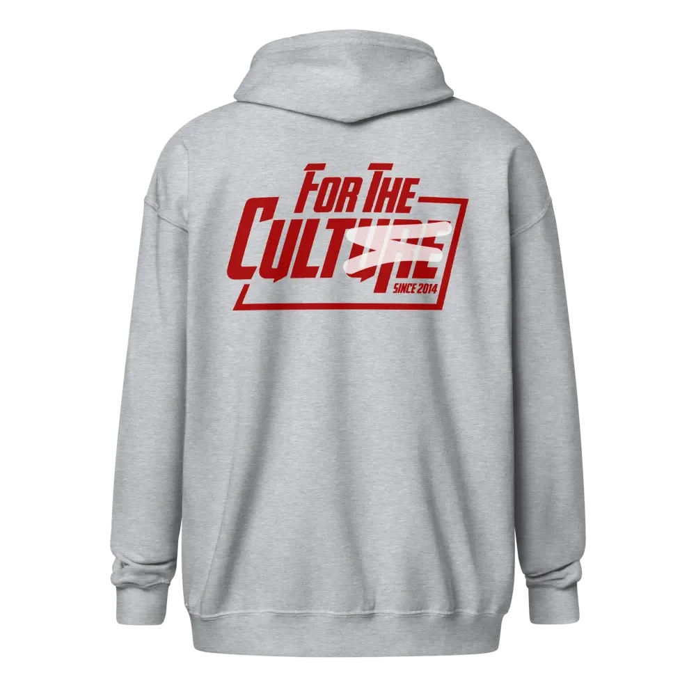 For the Culture Red / White Zip Up product image (9)