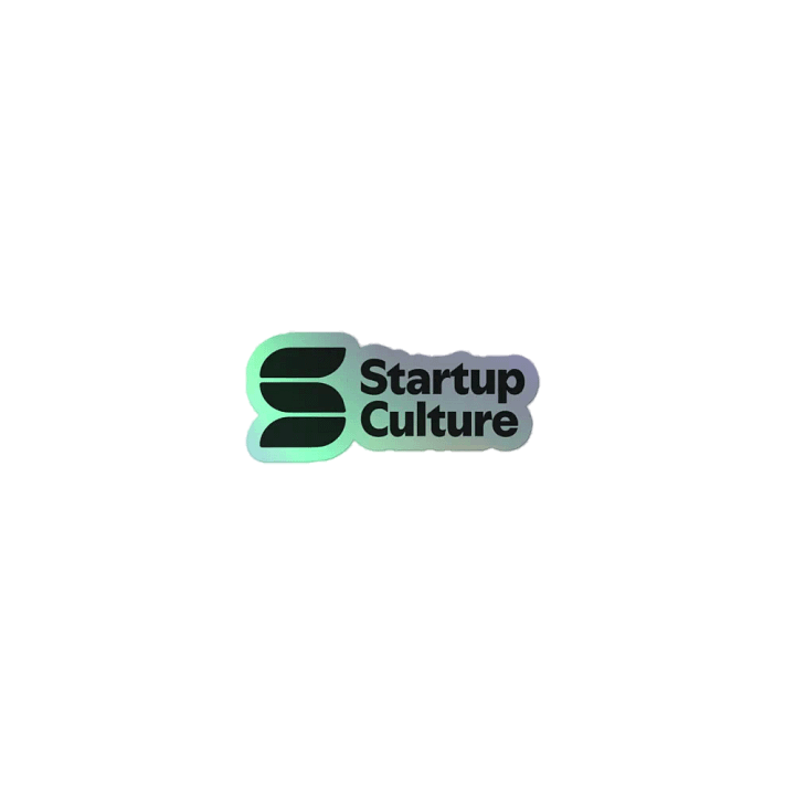 Startup Culture Holographic Sticker product image (1)
