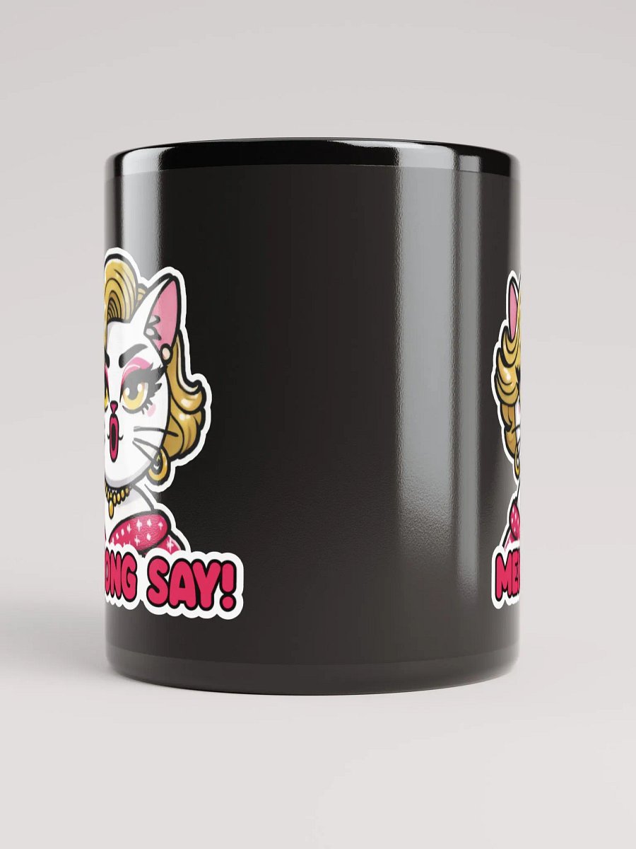 Mehong Say! Black Glossy Mug product image (10)