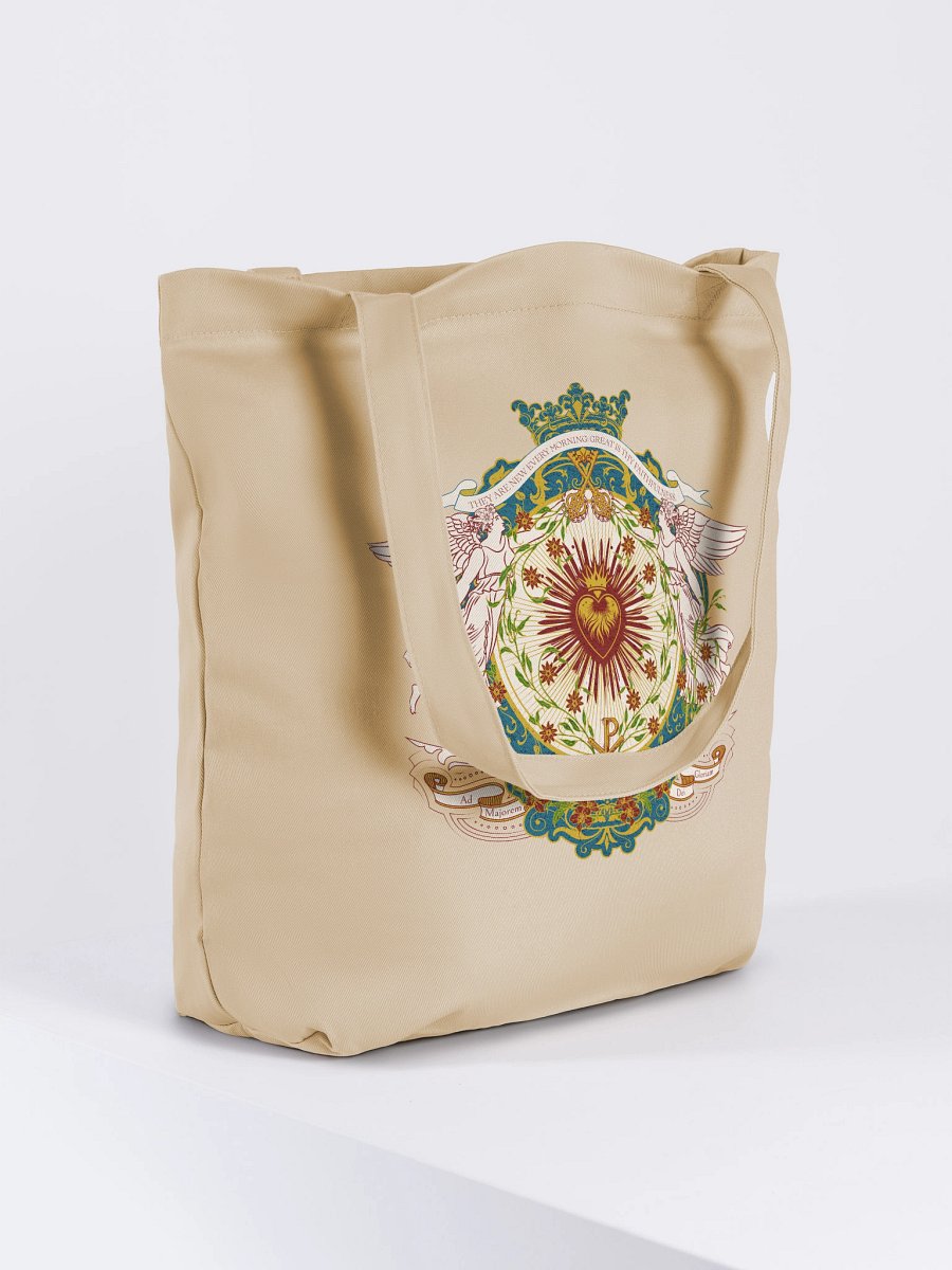 Sacred Heart Vintage Faith Tote Bag product image (4)