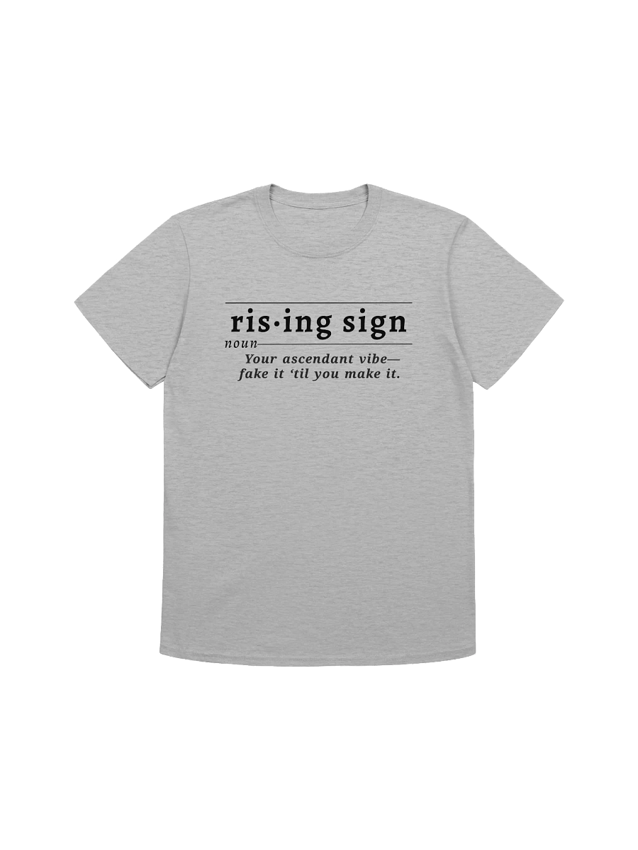 Rising Sign Def Unisex Tee v1 product image (1)