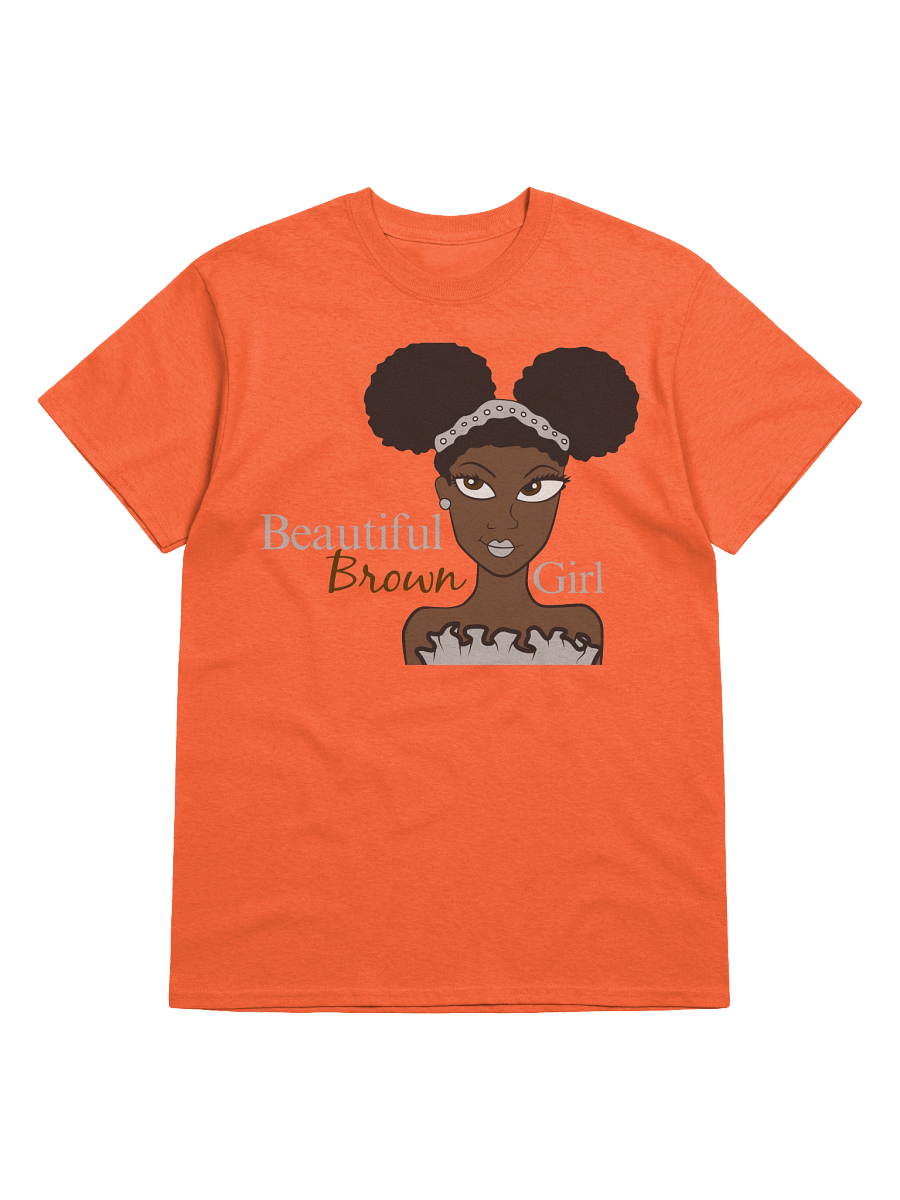 Beautiful Brown Girl Chocolate Tee product image (25)