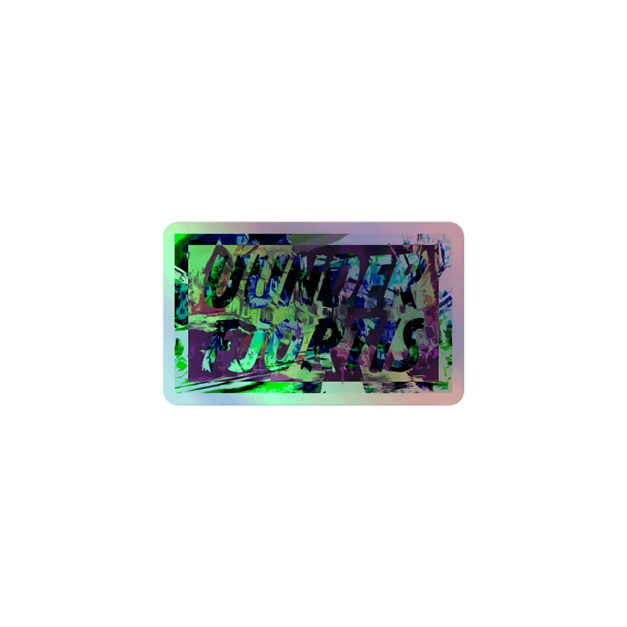 Uunder Fjortis "broken twilight" rainbow sticker product image (1)