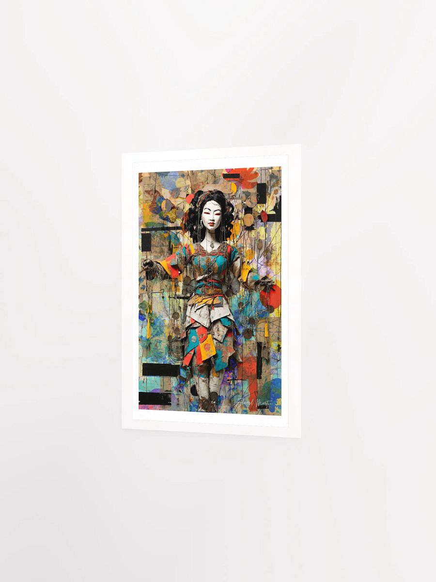 'Geisha' by Edward Martin: Mixed Media Collage Print...Fantasy Marionette Series product image (12)