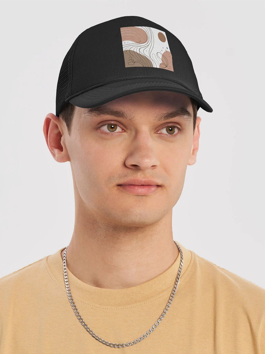Starry Brown Foam Trucker Hat product image (5)