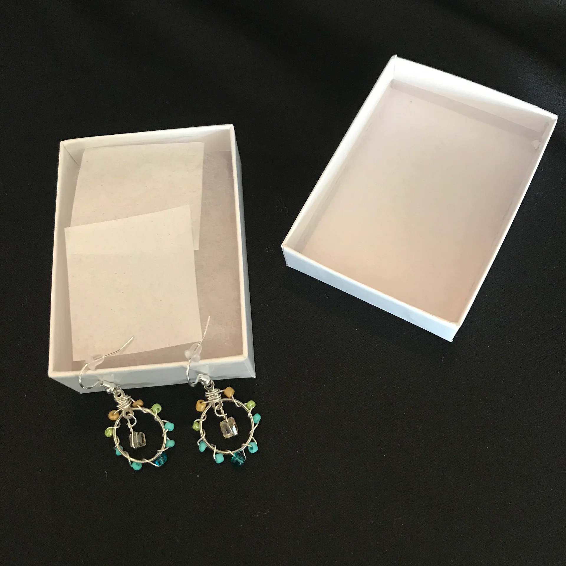 Rainbow Circle Drop Earrings product image (3)