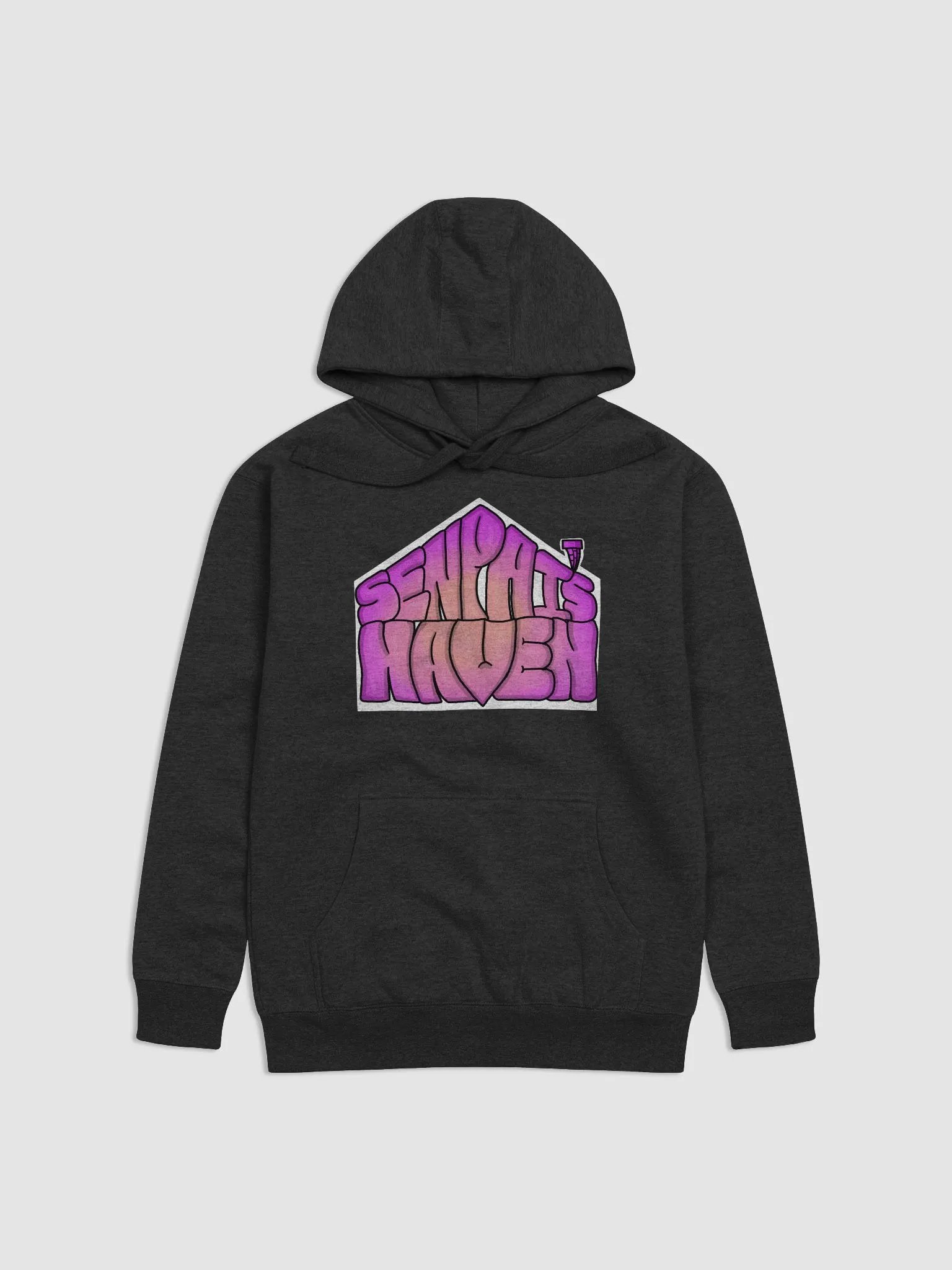 Senpai Hoodie black product image (1)