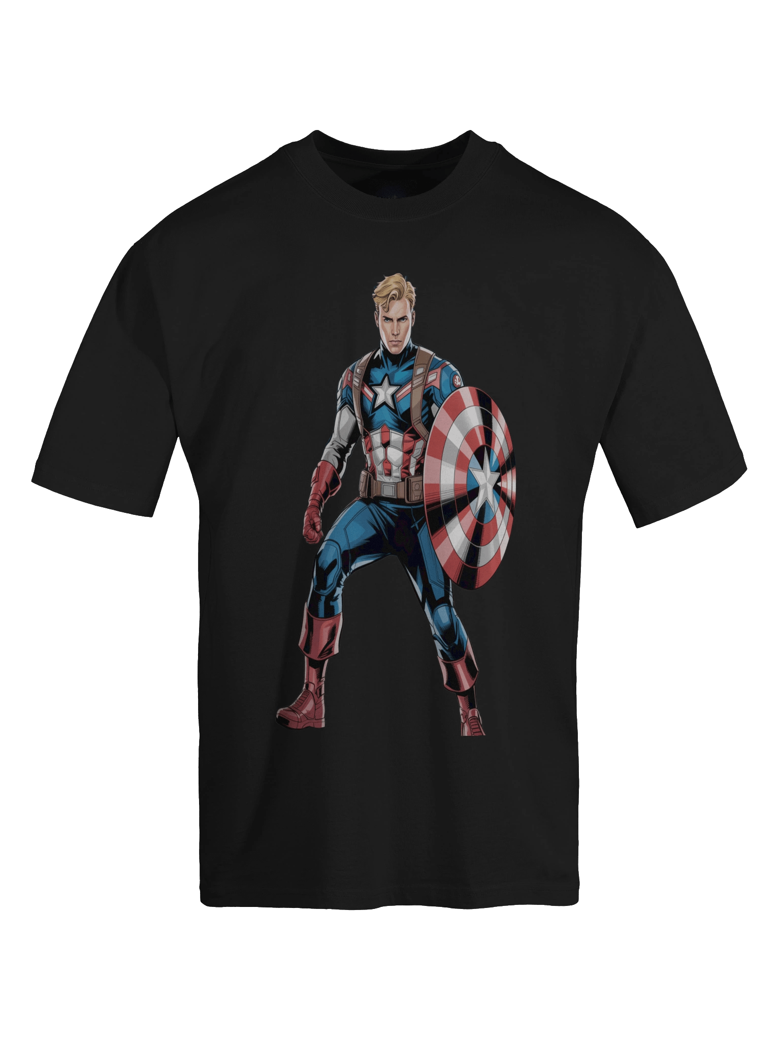Eclipse Bastion: Captain America Faded Fortress Oversized T-Shirt product image (1)