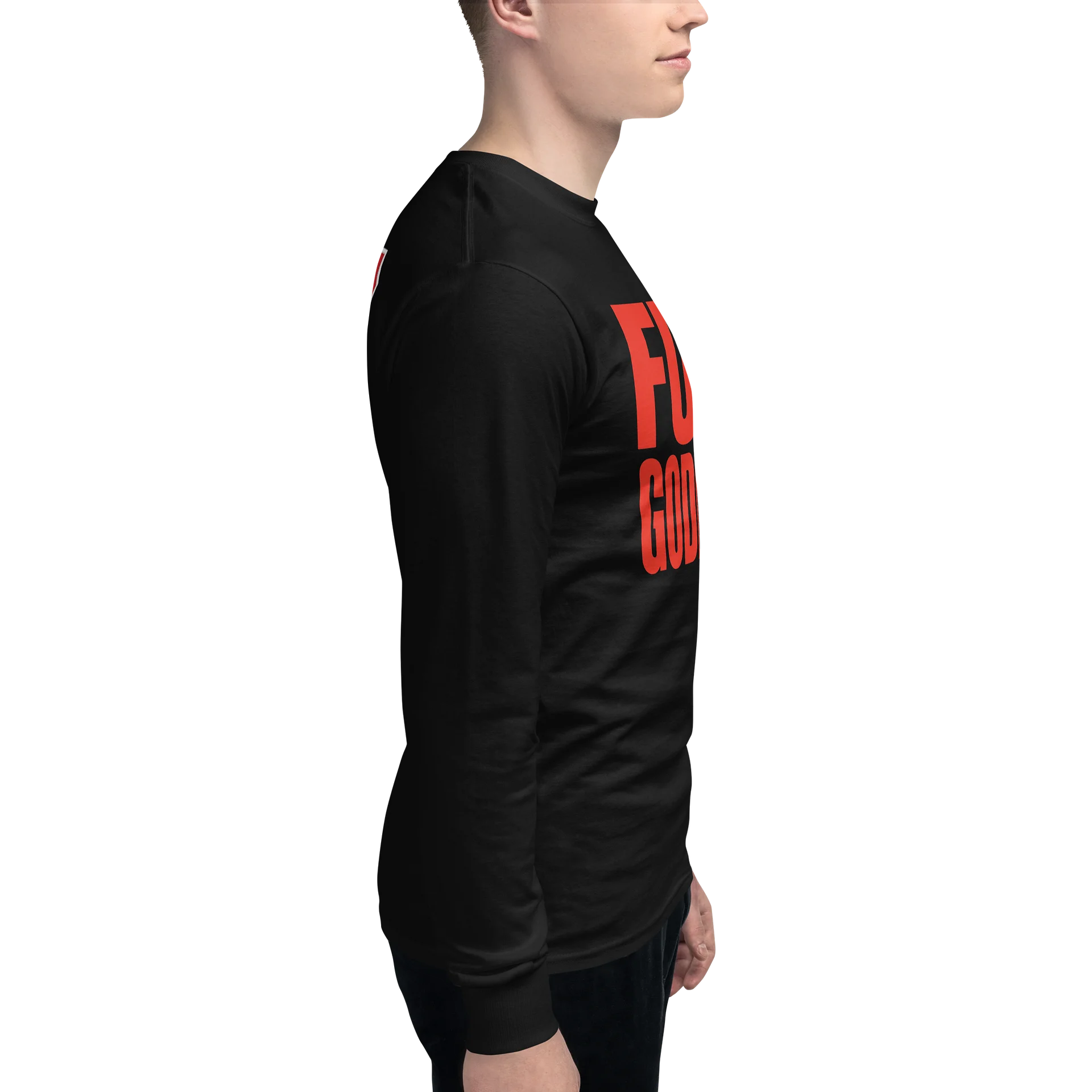 Red logo long sleeve product image (4)