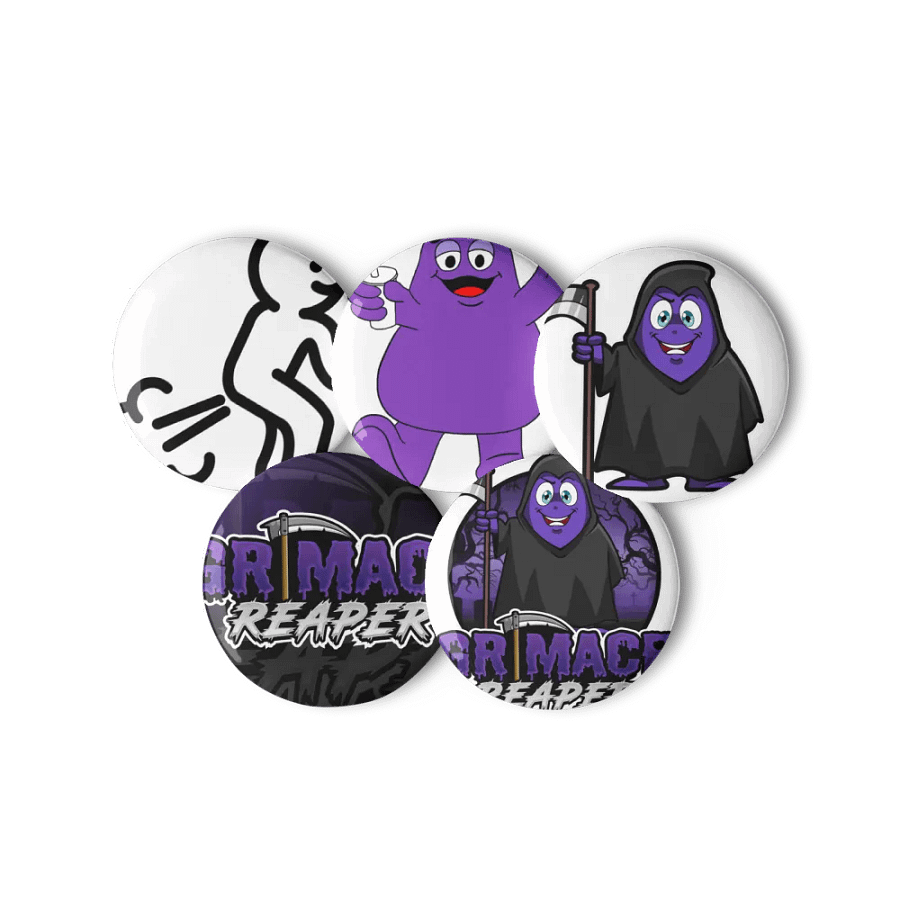 The Grimace Reaper pin pack product image (11)