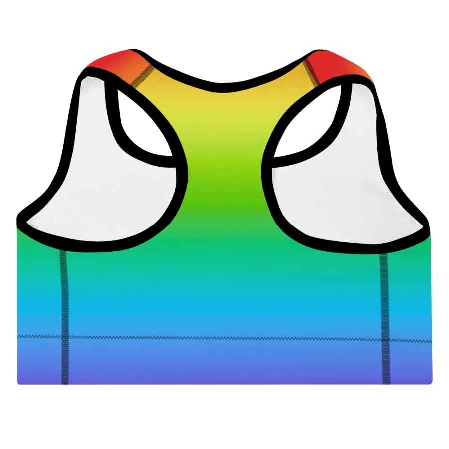 Rainbow Sports Bra product image (4)