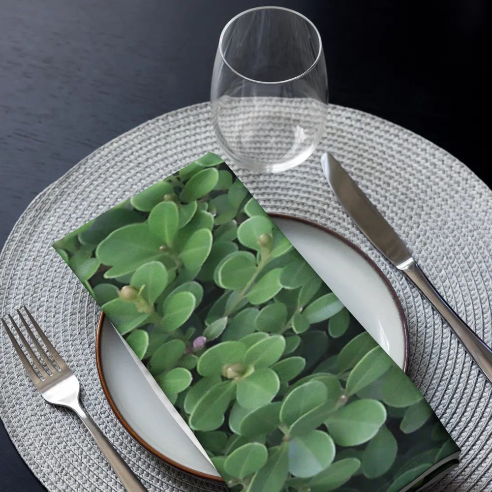 "Green Leaf" Dinner Napkins product image (8)
