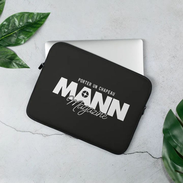 MANN Magazine Black Laptop Sleeve product image (2)
