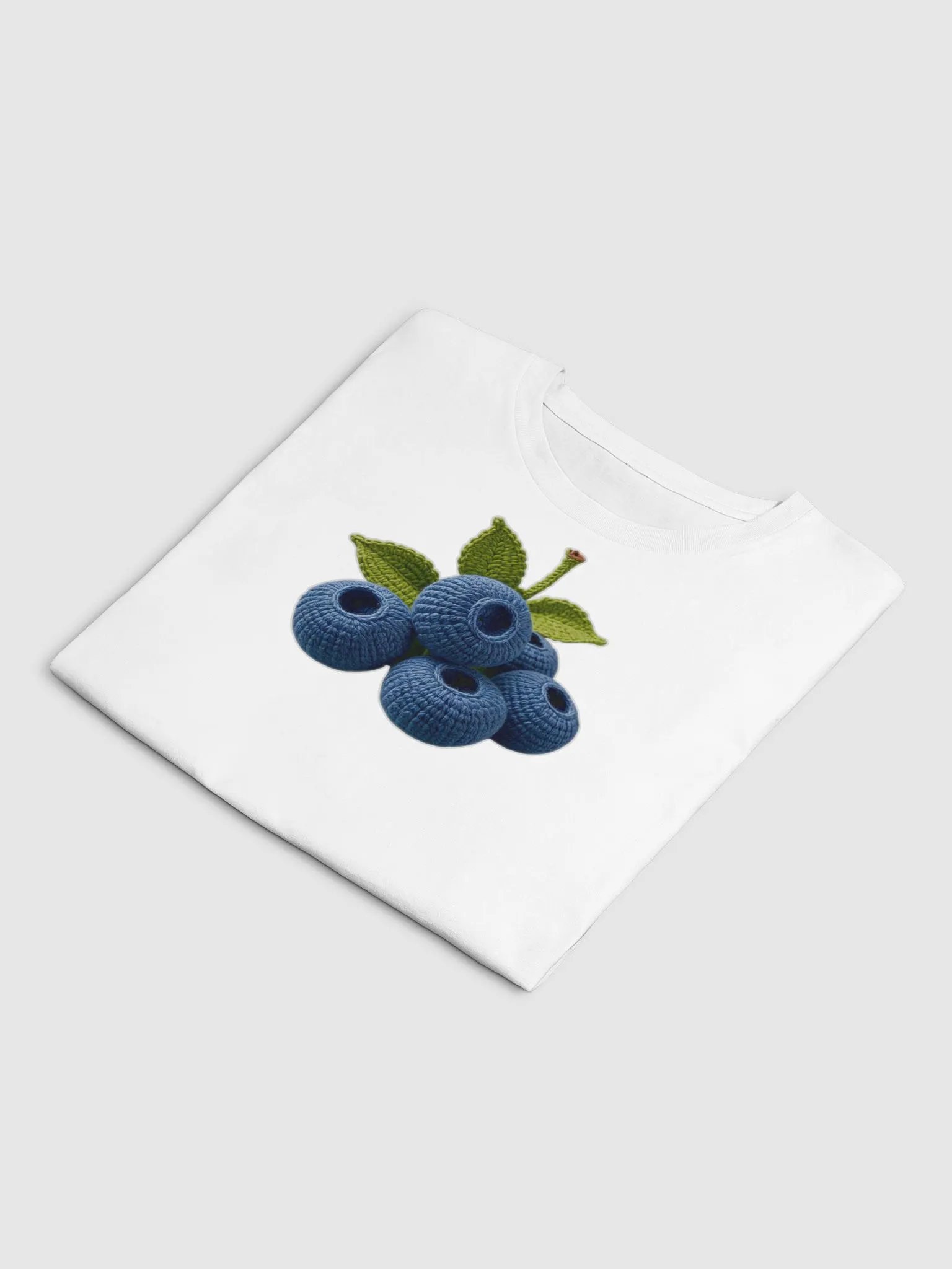 CozyAvocado Women's Premium Blueberries Crop Top #8 product image (4)