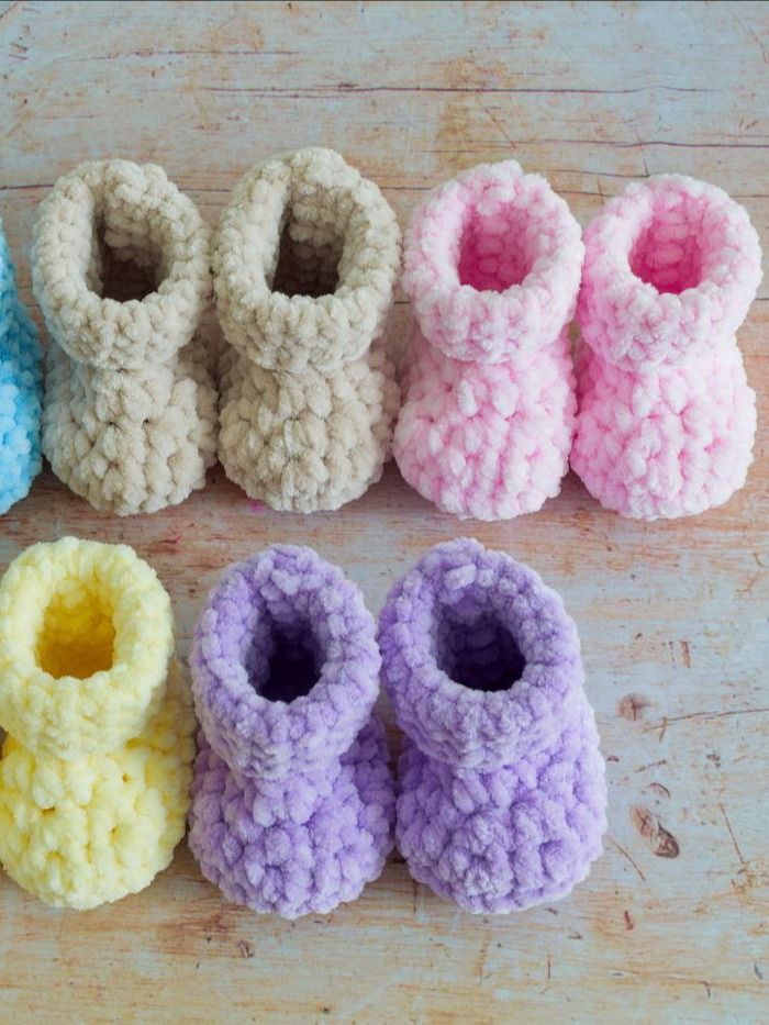 Crochet Pattern: Quick and Easy Baby Booties product image (6)