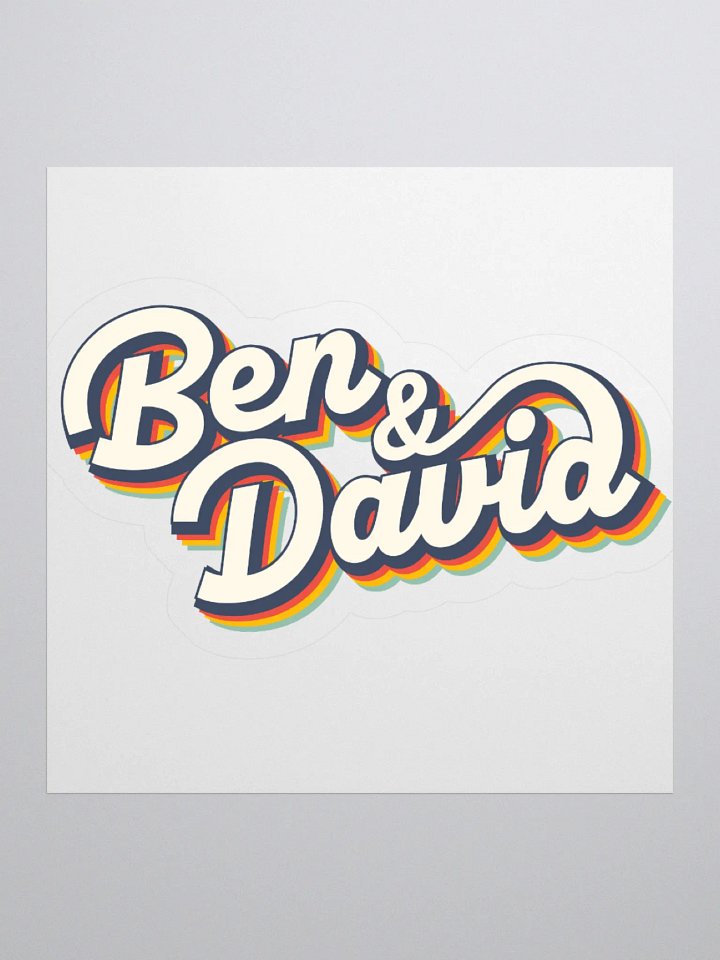 Cruise With Ben & David Sticker product image (1)