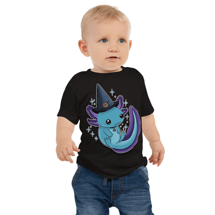 Whimsical Wicca Baby Tee - Axolotl product image (1)