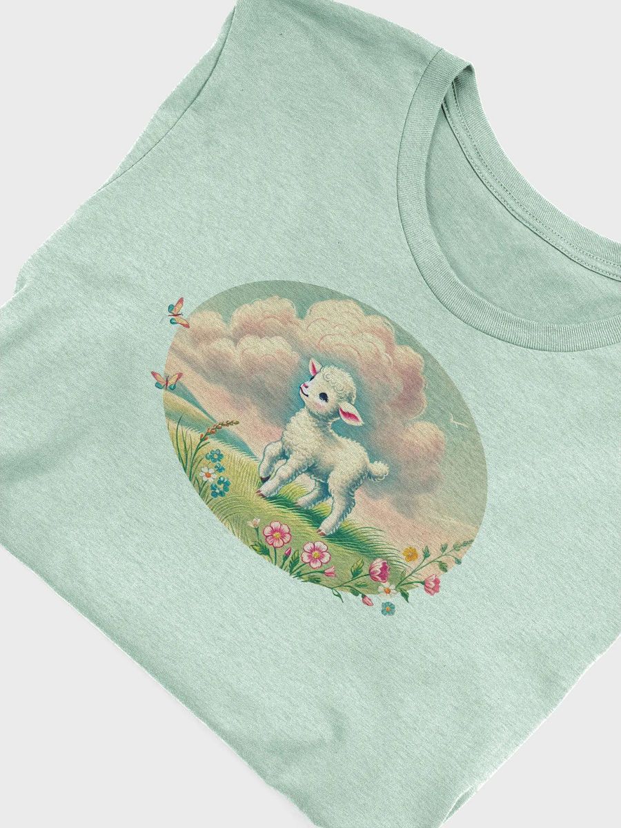 Vintage Style Fluffy Lamb Meadow Supersoft T-Shirt product image (51)