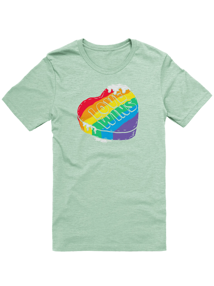 Love Wins Rainbow Heart T-Shirt product image (1)