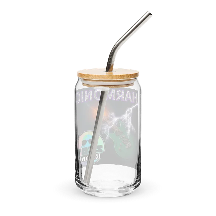 Harmonic Album Cover Can Shaped Glass + Lid & Straw - Show your Support - Drinkware product image (2)