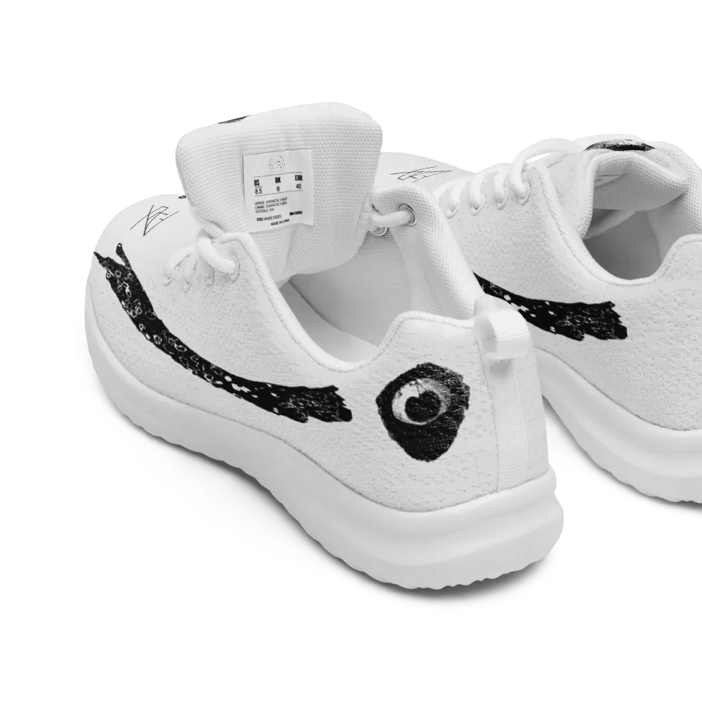 Peacock Black on White Shoe product image (5)
