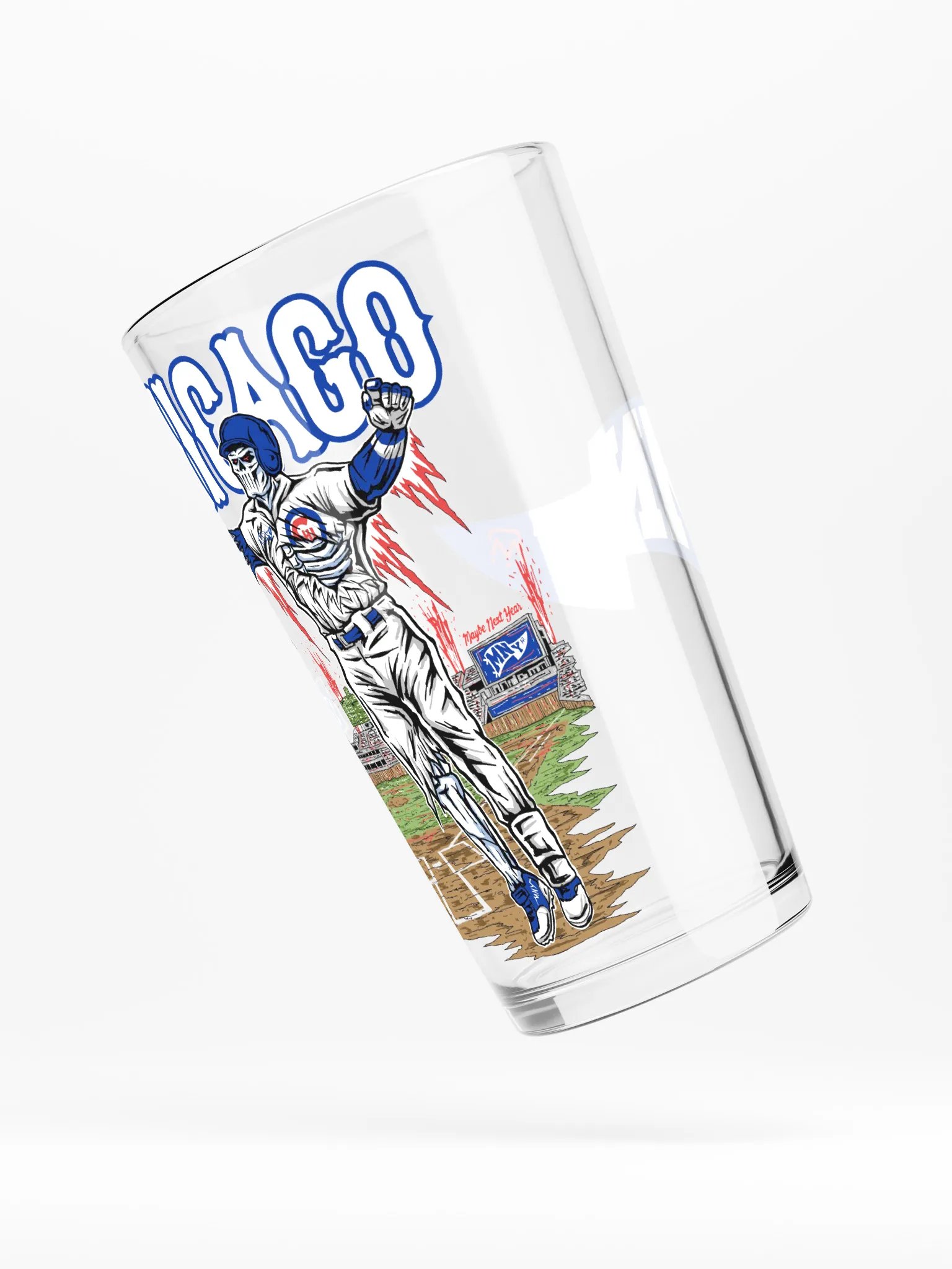 Chicago, Welcome to Baseball Pint Glass product image (4)