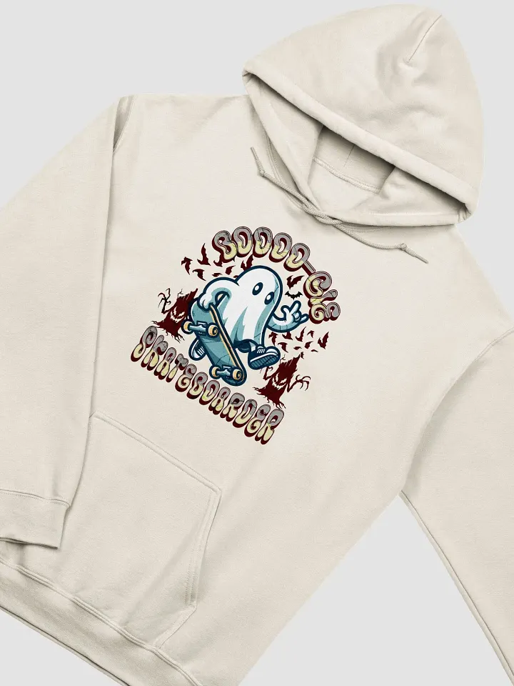 Boooo-gie Skateboarder Ghost Spooky Skater Hoodie product image (20)
