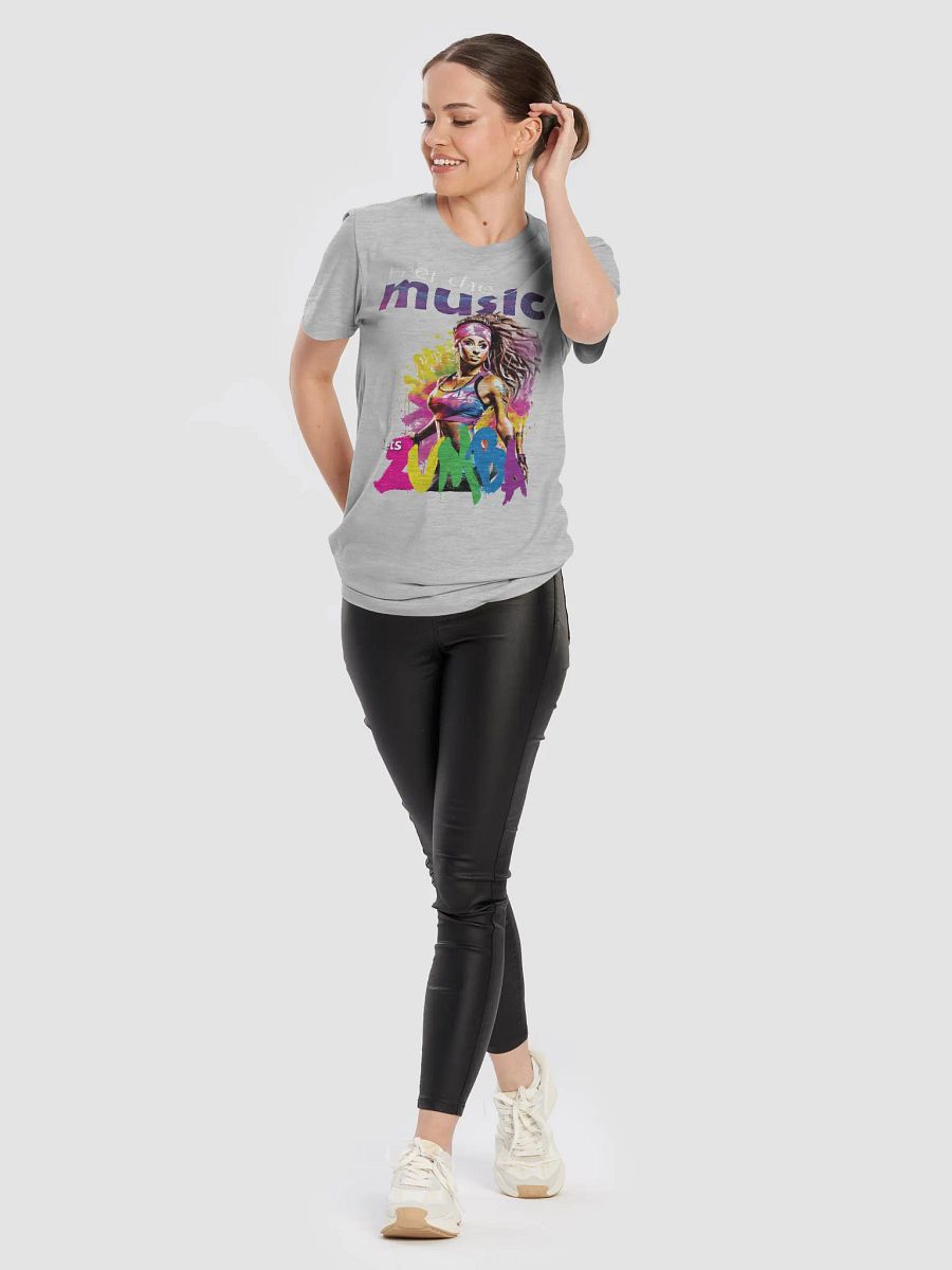 Feel The Music Lets Zumba Fitness Dance Class Instructor T-Shirt product image (12)