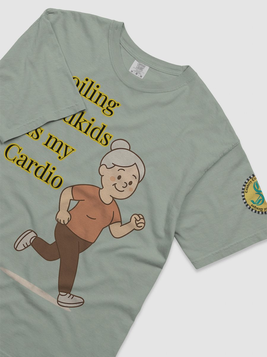 Spoiling Grandkids is my Cardio (Female) Comfort Colors Garment-Dyed Heavyweight T-Shirt Colors (4) product image (15)