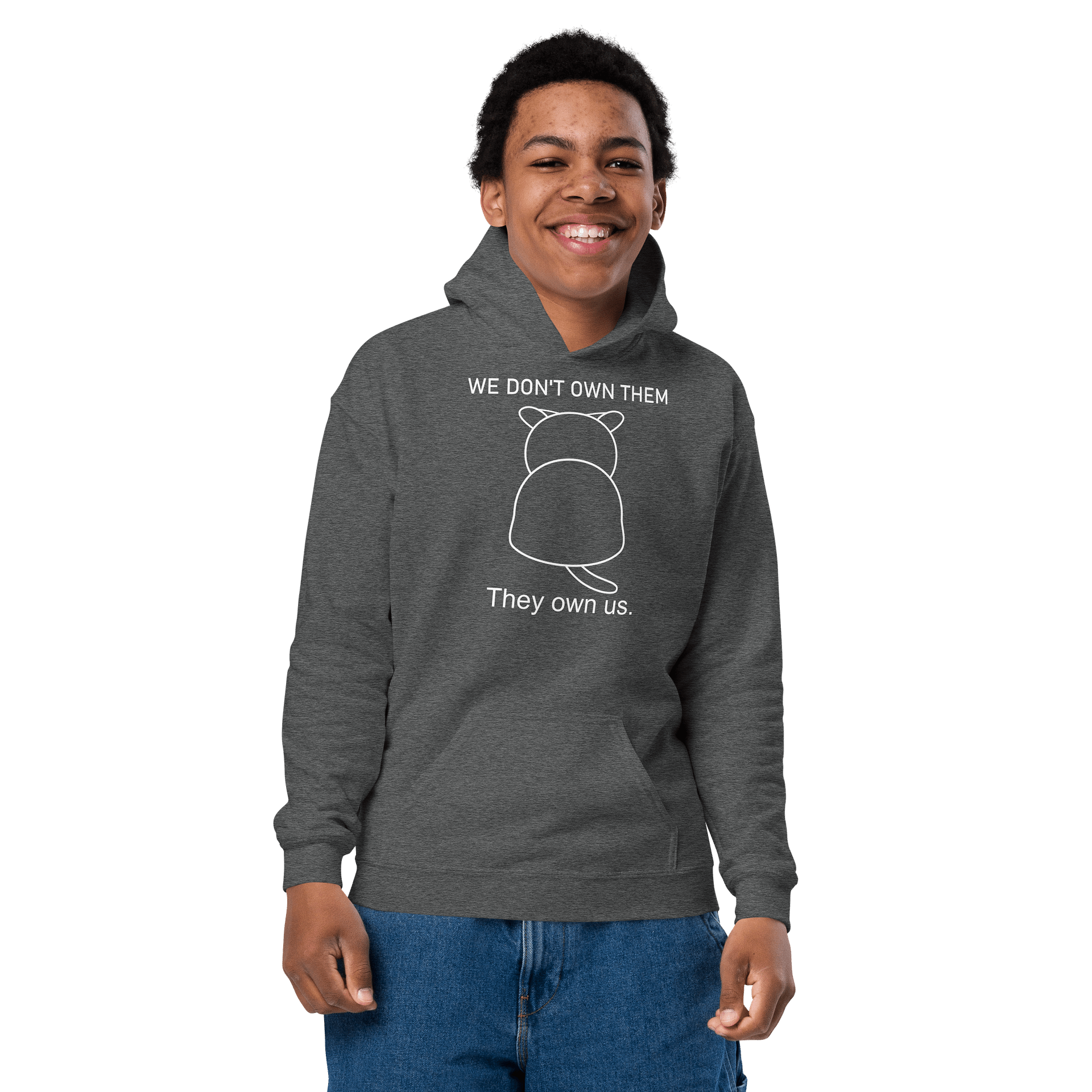 Cats Own Poeple - Unisex Youth Hoodie product image (12)