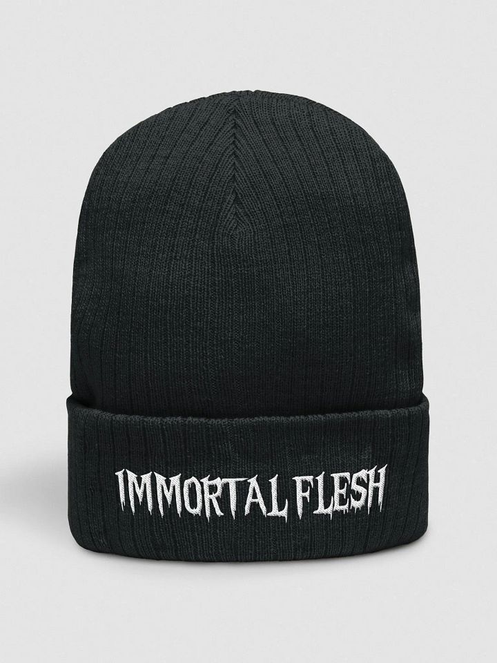 Immortal Flesh Script Ribbed Toque / Beanie product image (1)