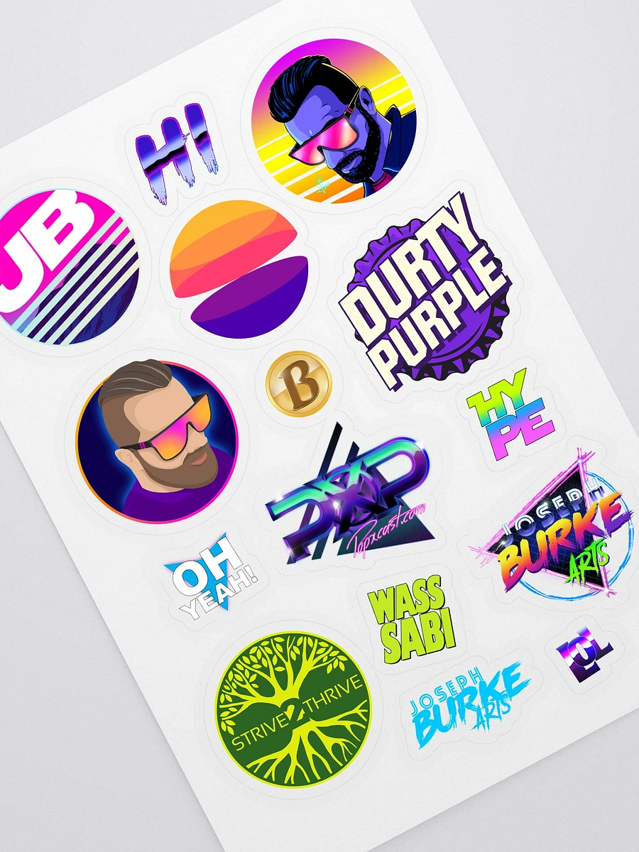 Official Joseph Burke Arts Universe Stickers product image (1)