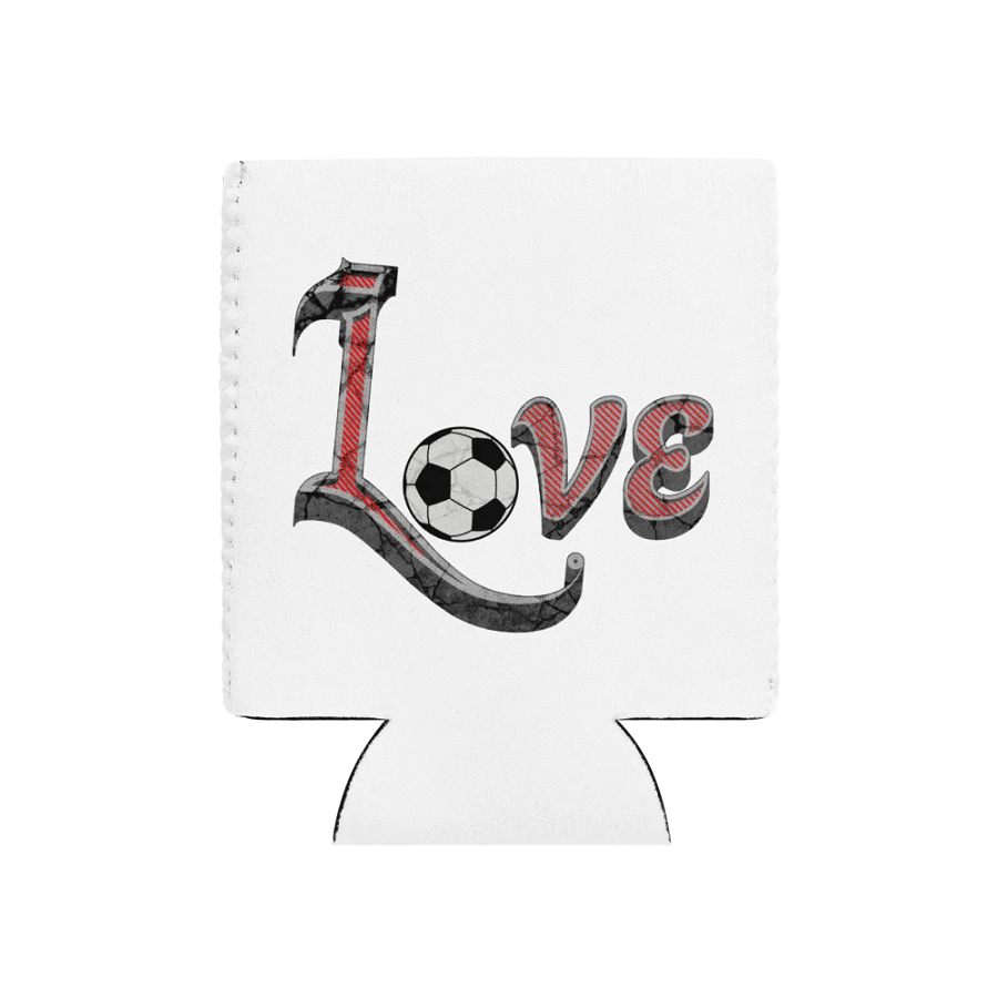 Love Soccer Can Cooler product image (1)