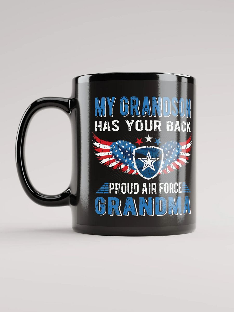 Proud Air Force Grandma - Black Mug product image (2)