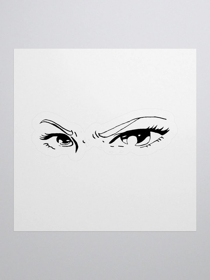 Angry eyes stickers product image (1)