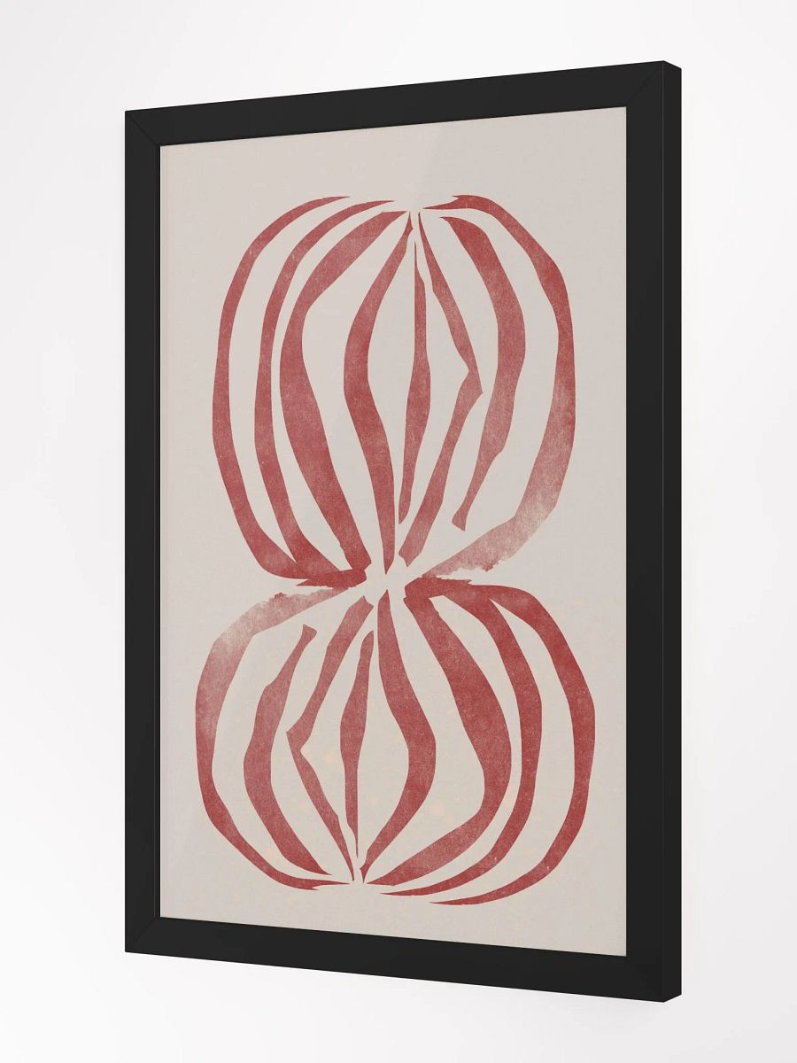Organic Flow Framed Matte Poster | Fluid Abstract Design | Modern Art with Natural Flow for Tranquil Interiors product image (4)
