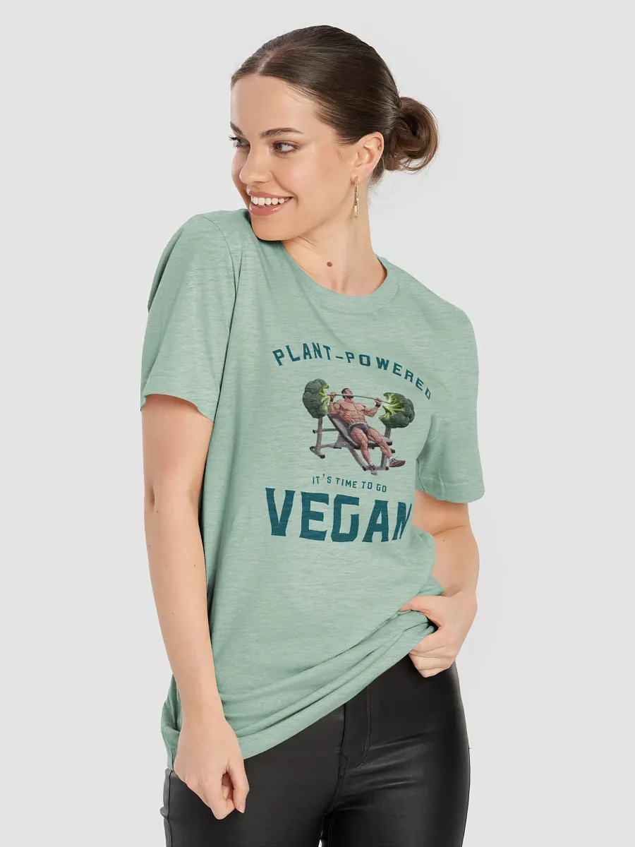 Plant Powered Vegan T-Shirt - 'It's Time to Go Vegan product image (37)