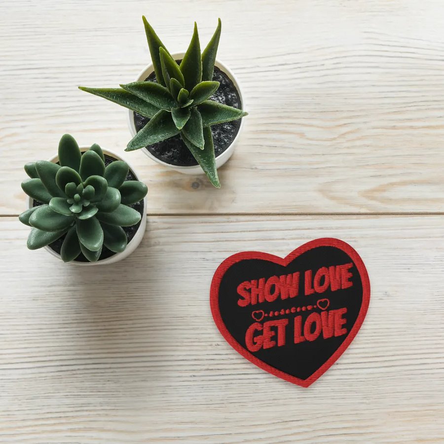 Show Love Embroidered Patches product image (5)